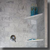2cm White Carrara Marble Shower Shelves
